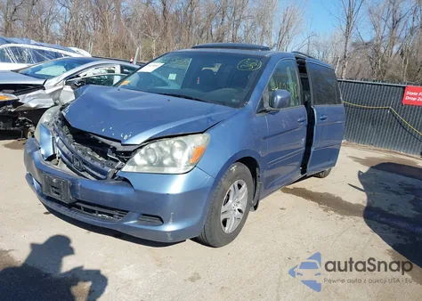 2007 Honda Odyssey Ex-L from USA, damaged, VIN 5FNRL38767B031489
